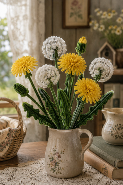 pipe-cleaner-dandelion-flower