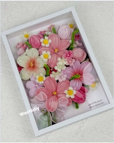shadow-box-flower-art-gift-wedding