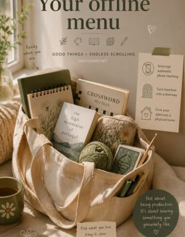 Analog Bag Ideas: What to Put in Your Screen-Free Hobby Bag