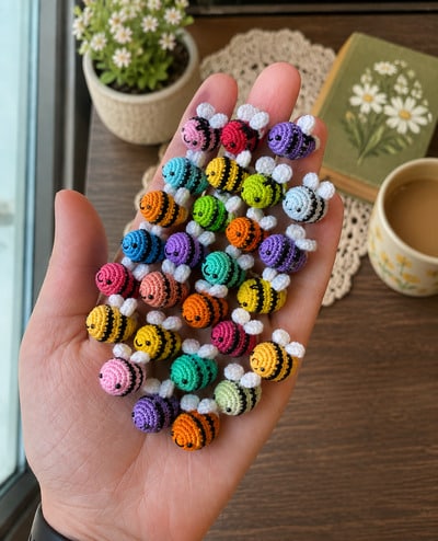 crochet-amigurumi-bees-free-pattern-colorful-miniatures