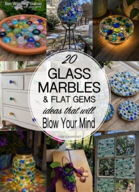 Glass Marbles and Glass Gems: 20 Creative Uses and Craft Ideas