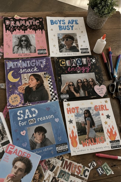 fake-album-covers-activity-to-do-with-friends-at-home