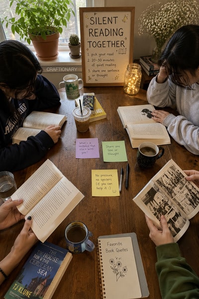 friends-activity-at-home-read-a-book-together