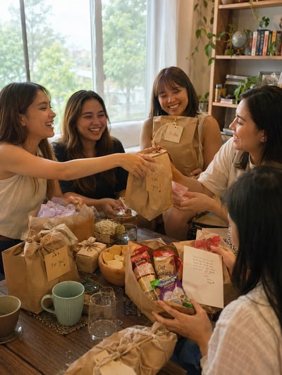 gift-exchange-surprise-to-do-with-friends-at-home