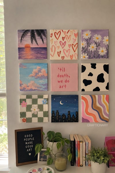 make-a-mini-gallery-wall-activity-to-do-with-friends-at-home