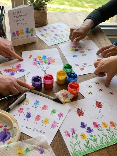 thumbprint-painting-cards-to-make-with-friends
