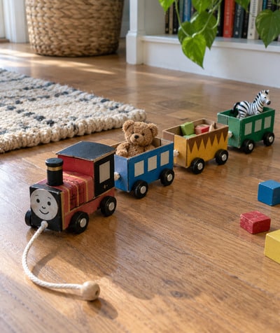 kinetic-sliding-train-set-matchbox-miniature