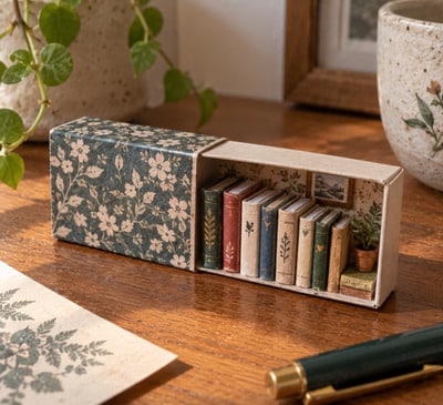 miniature-book-library-box-matchbox-miniature